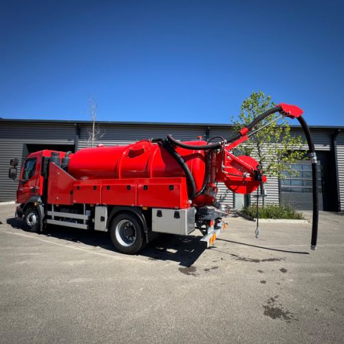 Hydrocureur poids lourd 16T potence