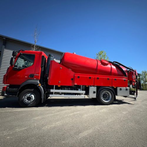 Hydrocureur poids lourd 16T potence