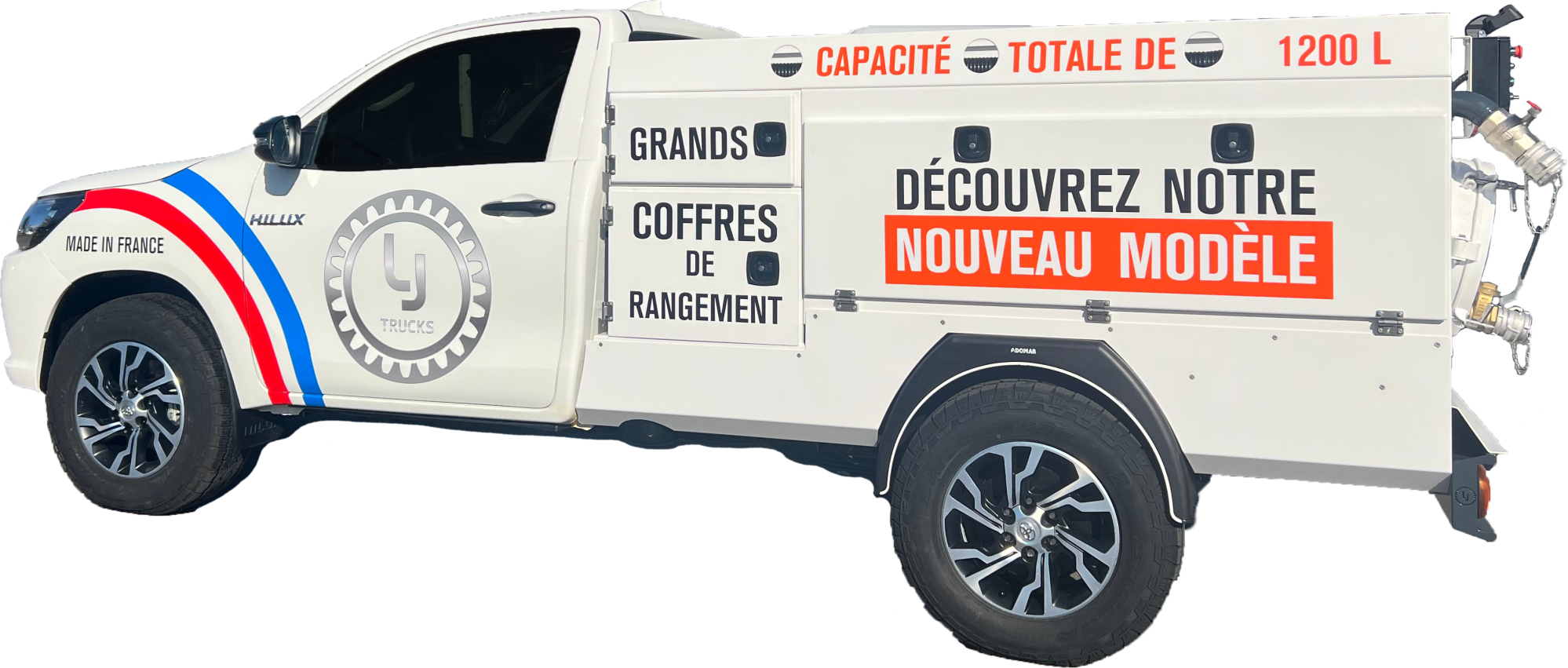 Nouveau Mini combiné hydrocureur LJ TRUCKS