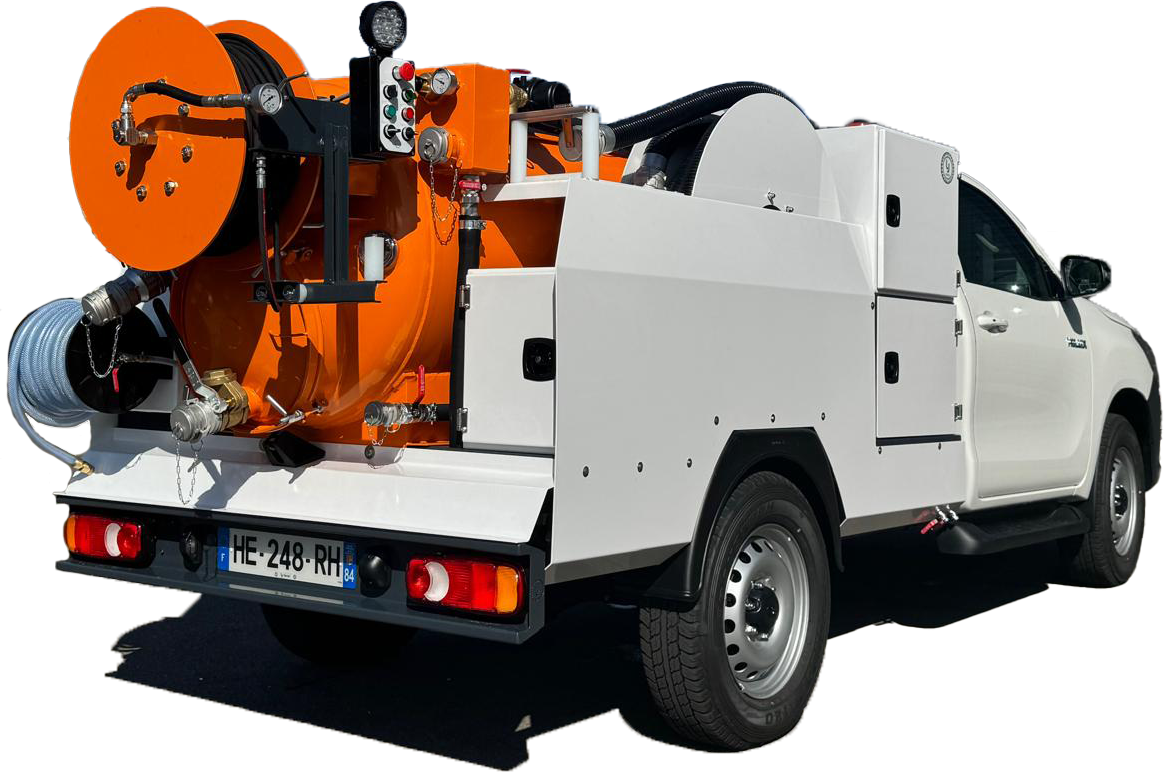 Nouveau Mini combiné hydrocureur LJ TRUCKS
